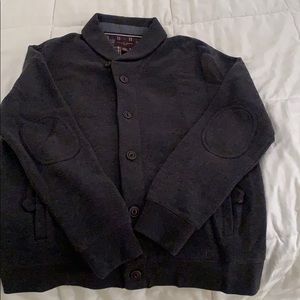 Mens Black | Brown Grey Button Down Sweater